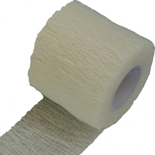Cohesive Bandage Non-Woven PK6 2.5cm x 4.5m, White