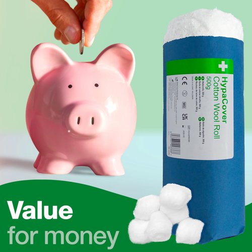 HypaCover Cotton Wool Roll 500g