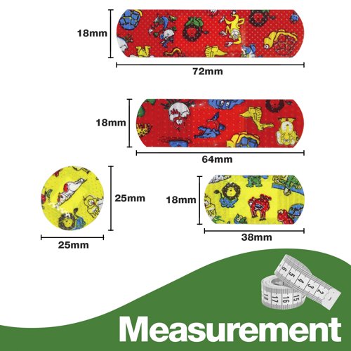 Children Washproof Plasters 20 Assorted PK20