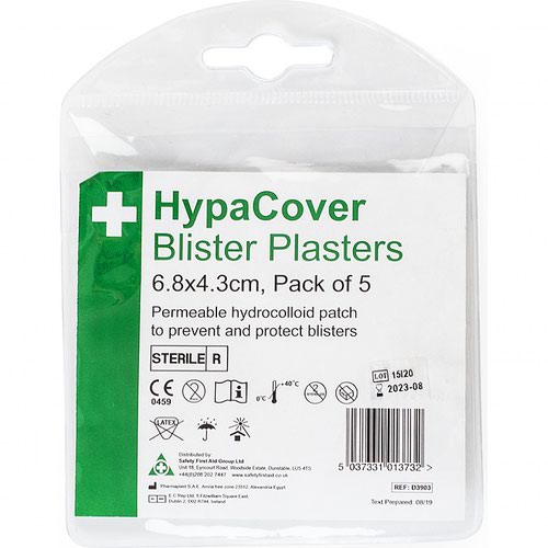 HypaCover Blister Plasters (Pack of 5) 