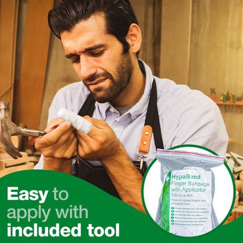 HypaBand Finger Bandage With applicator 1.6cm x 4m