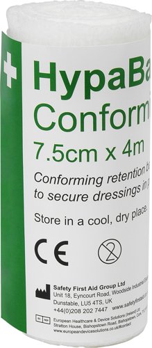 HypaBand Conforming Bandage 7.5cm x 4m (Pack 6) - D3991PK6  62978FA