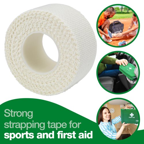 HypaBand EAB Tape Single SM White 2.5cm x 4.5m
