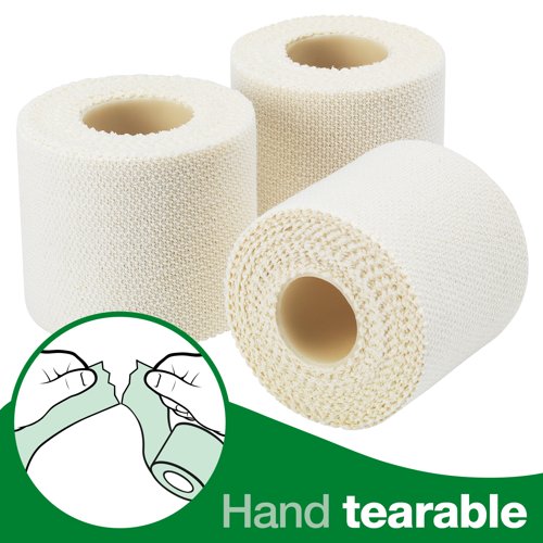 HypaBand EAB Tape MD PK3 White 5cm x 4.5m