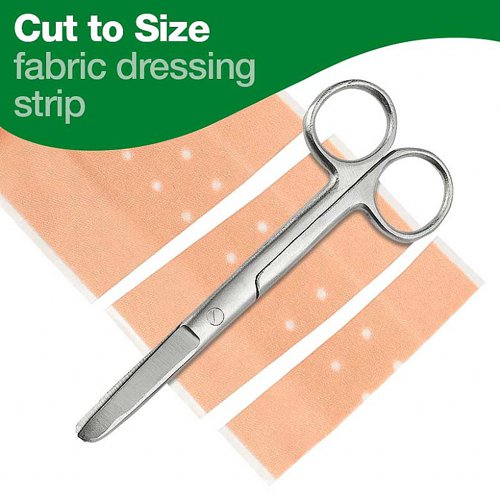 HypaPlast Fabric DressingStrip Large, Stretch 7.5cm x 3m