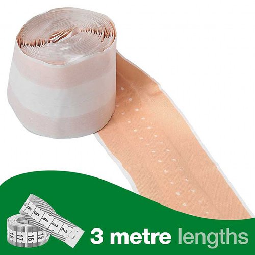 HypaPlast Fabric DressingStrip Large, Stretch 7.5cm x 3m