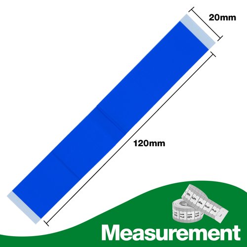 HypaPlast Blue Metal Det. Pl. PK40 Plasters,FingerExtension PK40