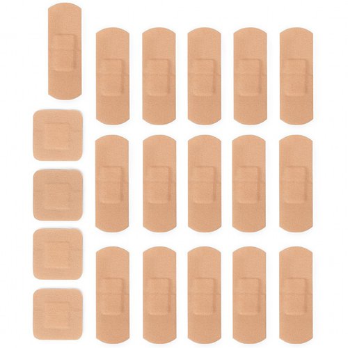 HypaPlast Fabric Plasters Sterile, Assorted PK20