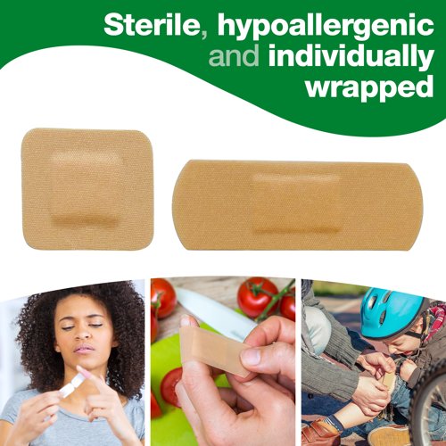 HypaPlast Fabric Pl. Assort.20 Sterile Assorted PK20