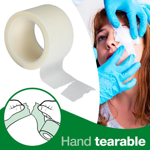 HypaCover Microporous Tape 2.5cm x 5m (Pack of 6) Medium 2.5cm x 5M