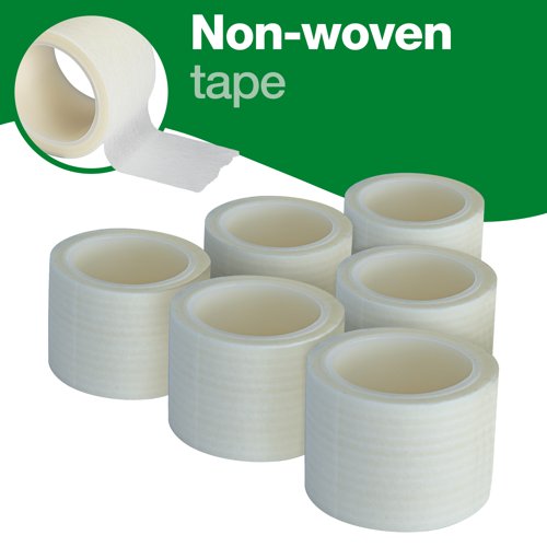 HypaCover Microporous Tape 2.5cm x 5m (Pack of 6) Medium 2.5cm x 5M