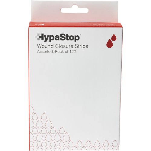 HypaStop Wound Closure Strips Assorted Sizes (Pack of 122)