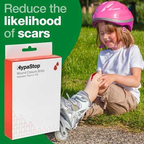 HypaStop Wound Closure Strips Assorted Sizes (Pack of 122) Assorted