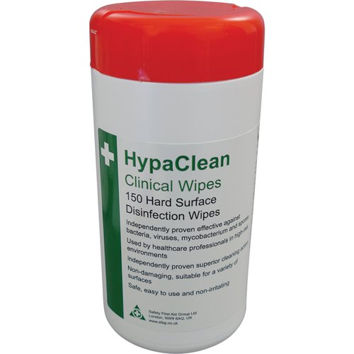 HypaClean Clinical Wipes  150tub