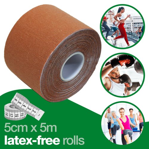 HypaPlast Kinesiology Tape Tan 5cm x 5m