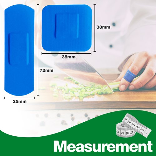 HypaPlast Blue Metal Det. Pl. 20 As. Plasters Assorted PK20