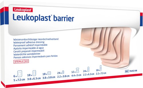 Leukoplast Barrier Plasters Washproof Assorted Pack of 120