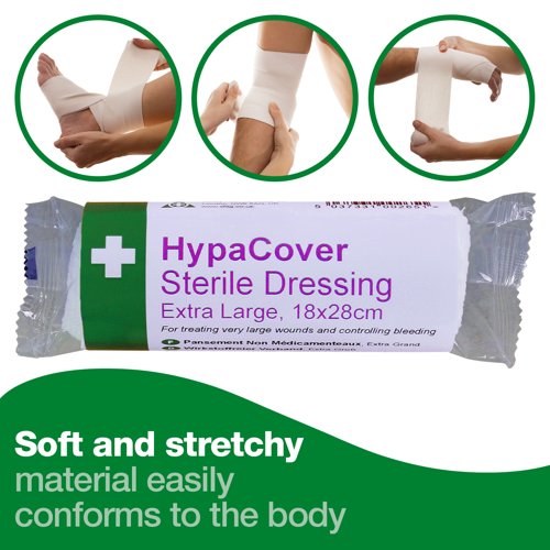 HypaCover Sterile Dressing Extra Large 28cm x 18cm PK6