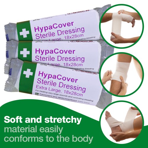 HypaCover Sterile Dressing Extra Large 28cm x 18cm PK6