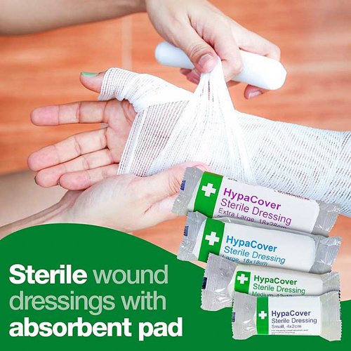 HypaCover Sterile Dressing Assorted Sizes (Pack 12) - D7634 12319FA