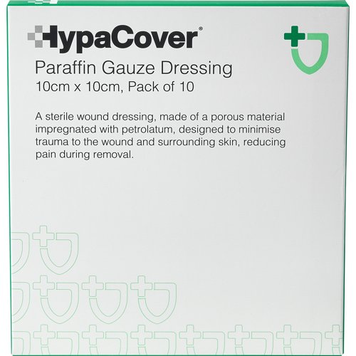 HypaCover Paraffin Gauze Dressing - 10 Pack 