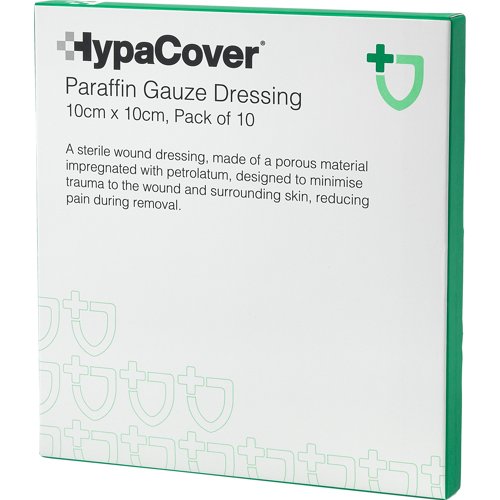 HypaCover Paraffin Gauze Dressing - 10 Pack 