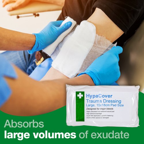 HypaCover Trauma Dressing Large Sterile 15cm x 18cm