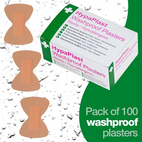 HypaPlast Washpr. Pl. Fingertip 100 Fingertip Plasters PK100