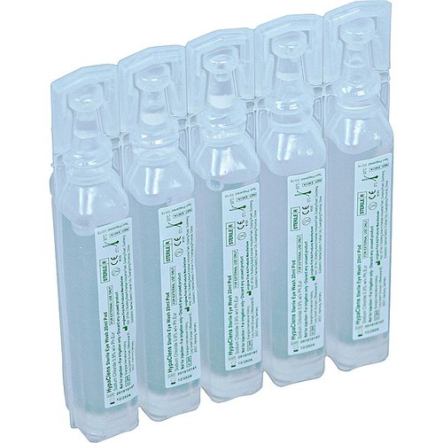 HypaClens Sterile Eyewash 20ml Pods (Pack 25) - E401APK25 Safety First Aid Group