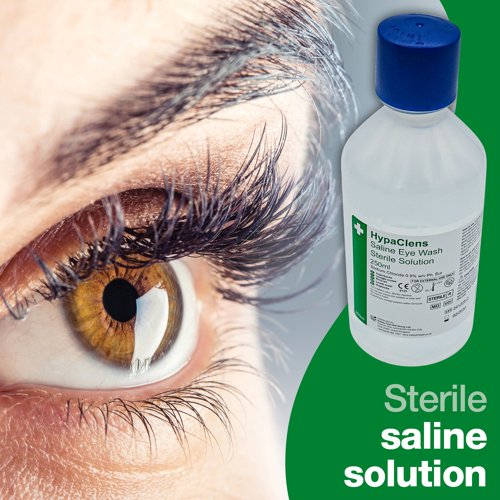 HypaClens Sterile Eye Wash 250ml bottle single
