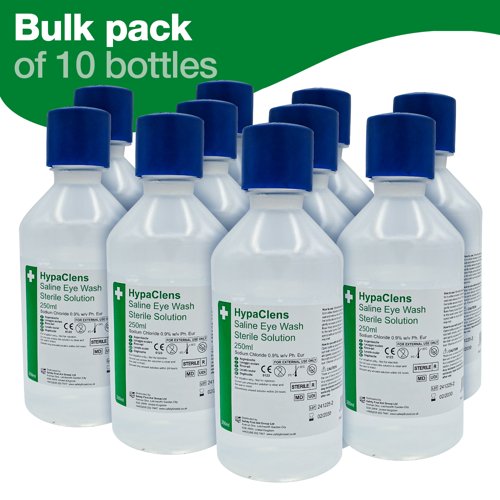 HypaClens Sterile Eye Wash 250ml bottle PK10