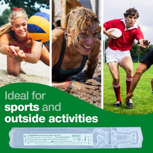 HypaClens Emergency Eye Wash Dispenser (10 x 20ml pods) - E4201