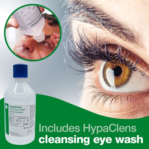 Evolution Series Plus 2 x 500ml Eye Wash Kit with Mirror - E459M