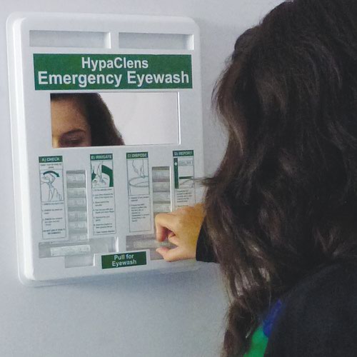 HypaClens Emergency 20ml Eyewash Dispenser including 25 Pods - E498  13621FA