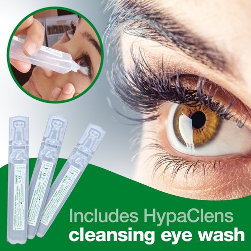 HypaClens Emergency 20ml Eyewash Dispenser including 25 Pods - E498