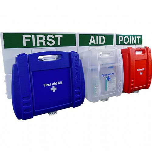 Evolution Comp Catering  First Aid Point Blue Case LG