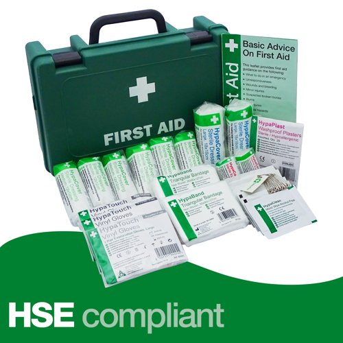 Safety First Aid Economy Workplace First Aid Kit HSE 1-10 Persons  - K10AECON