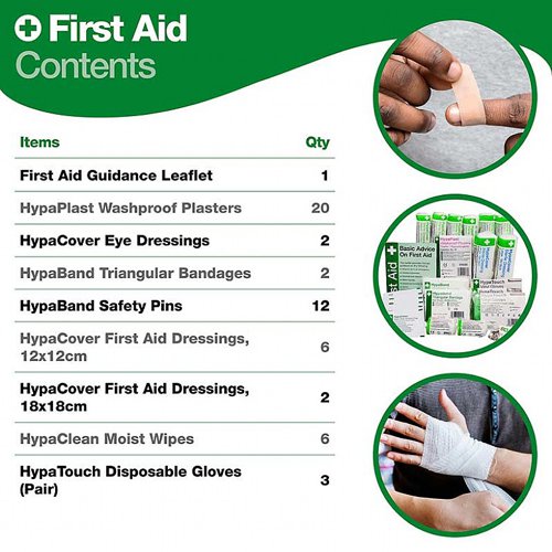 HSE Evolution + First Aid Kit Statutory, 1-10 Persons