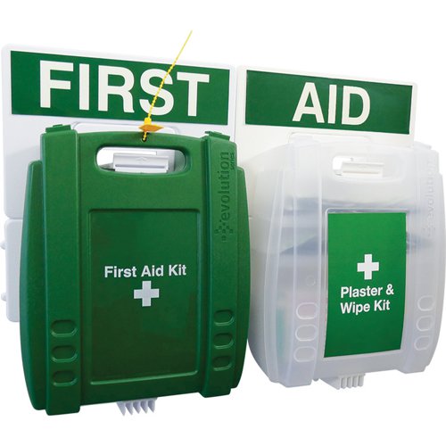 British Standard FirstAidPoint Evolution,Plasters&Wipes,Small