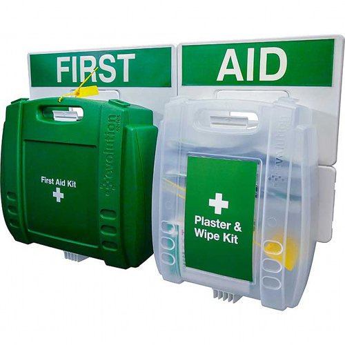 British Standard FirstAidPoint Evolution,Plasters&Wipes,Large