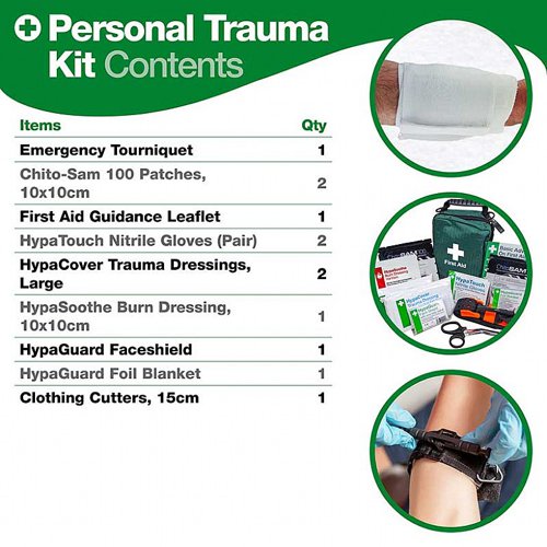 HypaStop Personal Trauma Kit in Premium Bag