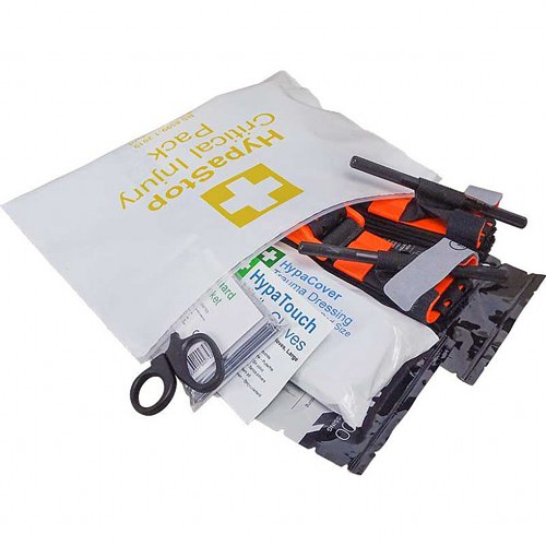HypaStop Critical Injury Pack in Vinyl Wallet, Professional
