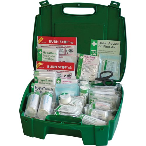 Evolution Series British Standard Compliant Workplace First Aid Kit in Green Evolution Case  Large- K3031LG First Aid Kits 13642FA