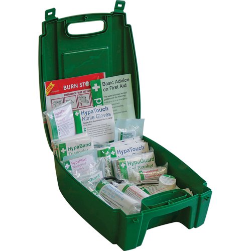 Evolution Series British Standard Compliant Workplace First Aid Kit in Green Evolution Case Small - K3031SM