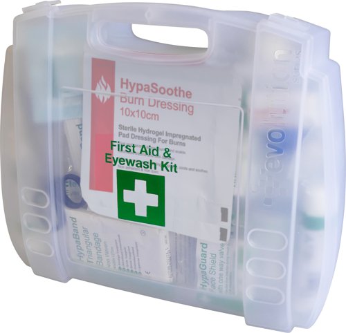 Evolution First Aid Kit & Eyewash (Medium) British Standard Compliant