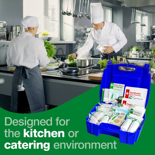Evolution Series BS8599 Catering First Aid Kit Blue Large  - K3133LG