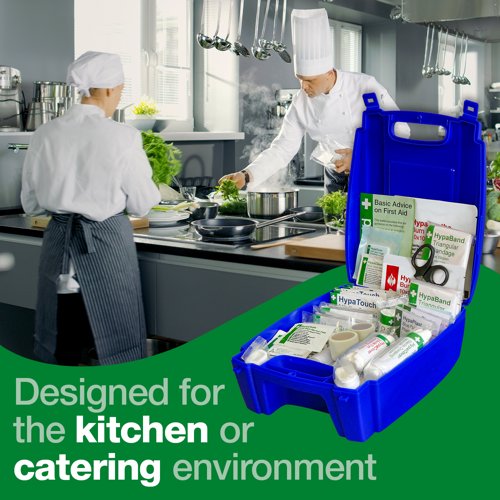 Evolution Series BS8599 Catering First Aid Kit Blue Medium - K3133MD