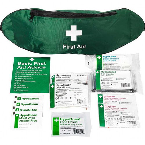 Personal Sports First Aid Kit in Bum Bag
