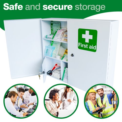 BS Large High-Risk First Aid First Aid Cabinet