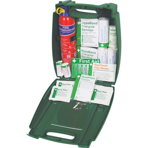 Evolution PCV First Aid Kit With Extinguisher, Medium Case